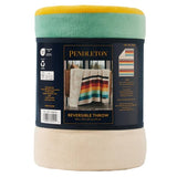 Pendleton Reversible Plush Throw, 600 GSM 50" x 70" Printed Patterns Throw