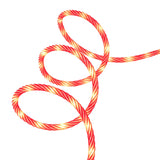 Member's Mark 18' Candy Cane LED Rope Light, Warm White Indoor & Outdoor Christmas Décor