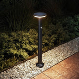 Artika Urbia 24.8" H Solar LED Bollard Lights with Motion Sensor, 300 lm, 2-Pack