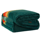 Pendleton Faux Fur Luxe Blanket 700 GSM Heavyweight Ultra-Soft Printed Polyester