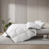 Hotel Grand 500 Thread Count White Down Comforter, All-Season 650 Fill Power