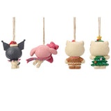 Jim Shore Hello Kitty and Friends Hand-Painted Christmas Ornaments, Set of 4
