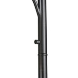 Bridgeport Designs Everett Downbridge Floor Lamp – Adjustable Reading Lamp with Linen Shade, Light Diffuser & LED Bulb