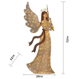 Member’s Mark 6' Pre-Lit Twinkling Praying Angel with 180 Warm White LED Lights