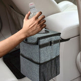 Eurow Automotive Trash Bin Set, 2-Pack Car Auto Accessories, Leak Proof Liner