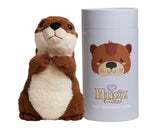 Hugz 12" Otter Weighted Plush Stuffed Animal, 3.8 lb., Heatable and Coolable Sensory Companion