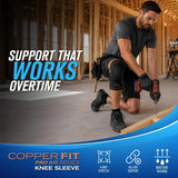 Copper Fit Pro Air Knee Compression Sleeves, Breathable Lightweight Design, 2-pc