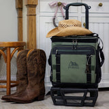 Arctic Zone 50 Can Wheeled Cooler Detachable AT Cart All Terrain Rolling Beach
