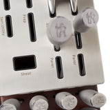 20-Piece Henckels Modernist Forged Stainless Steel Knife Set – 8 Steak Knives & Self-Sharpening Block