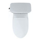 TOTO Drake Transitional Elongated 1.28 GPF Universal Height Tornado Flush Toilet, 2 pack