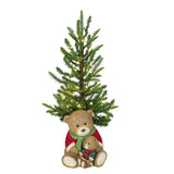 Member’s Mark 36" Pre-Lit Nostalgic Christmas Topiary with Teddy Bear Base & 50 LED Lights