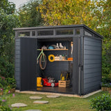 Keter Cortina 9' x 7' Premium Modern Outdoor Storage Shed