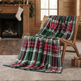 Evergrace Holiday Chenille Knit Throw Blanket – 60" × 70" Knit Holiday Gift