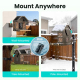 Birdfy Smart Metal Bird Feeder with 1080p AI Camera, Built-In Solar Panel & 9000 mAh Battery