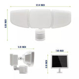 Westinghouse 2000-Lumen Solar Triple-Head LED Security Light with Motion Sensor