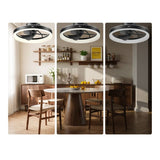DREO 20" Smart LED Fandelier, RGBIC Color-Changing Ceiling Fan Light 4400 Lumens