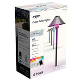 Feit Electric 4-pack Smart Color Changing & Tunable Path Lights - Dynamic Lights