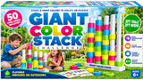 Relatable Giant Color Stack Strategy Stacking Game - 50 Cards Lawn Yard Toy Case