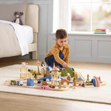 Member’s Mark Wooden Train Set with Tracks, Trains & Accessories
