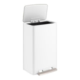 Kohler 47L Step Trash Can, Stainless Steel 13 Gallon Kitchen Trash Can w/ Quiet Lid