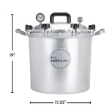 All American 1930 41.5-Quart Cast Aluminum Pressure Cooker/Canner