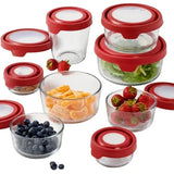 Anchor Hocking TrueSeal 16-Piece Glass Food Storage Container Set