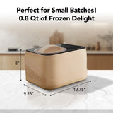 Whynter 0.8 Qt Automatic Ice Cream Maker, No Pre-Freezing Small Dessert Churner