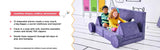 Yourigami Kids Convertible Play Fort Modular Foam Cushions
