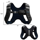 Nautilus 12 lb Weighted Vest – Adjustable Fitness Training Vest with Reflective