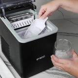 26 lb. Avanti Mighty Ice Countertop Bullet Ice Maker – 6-Min. Ice, 2 Sizes & Self-Cleaning