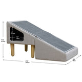 Catry Atwood Folding Pet Ramp with Condo, Convertible Pet Stool, Slope Cat Condo