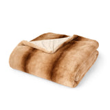 Member's Mark 60" x 70" Luxury Faux Fur Throw with Micromink Backing & Gift Box