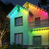 Govee 150ft Permanent Outdoor Lights Elite, White Smart Festive RGBIC Lighting