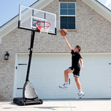 Spalding NBA Portable Basketball Hoop with 54" Polycarbonate Backboard