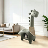 Catry Dinosaur 47.2" Cat Tree with Cozy Condo & Soft Plush, Cat Playful Dinosaur