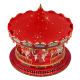Mr. Christmas Nostalgic Deluxe LED Carousel – Animated Reindeer, 20 Carols & 1,700+ Glass Embellishments