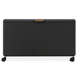 170 gal. Mirador Diamond Series Metal Outdoor Storage Box – Soft-Close Lid, Locking Wheels