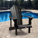 Leisure Line Classic Adirondack Chair by Tangent – Recycled HDPE Outdoor Patio Chair, All-Weather UV-Resistant Adirondack Chair