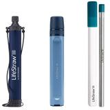 LifeStraw 3-in-1 Portable Water Filter Variety Kit – Emergency Survival & Camping Water Purifier Set