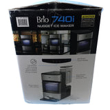 Brio 740i Nugget Ice Maker, 44 lbs. Daily Countertop Pebble Ice Machine with Self-Cleaning System