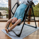 Teeter Fitspine FX-3 Inversion Table Bundle w/ Mat + Heat & Cushion