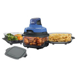 Ninja Crispi 5-in-1 Portable Glass Air Fry Cooking System, 3 Containers