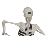 62" Giant Ground Breaking Skeleton with LCD Moving Eyes, Motion Sensor