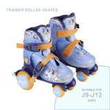 Bluey Unisex Kids Trainer Skates - Size 9-12, 3-wheel Recreational Roller Skates