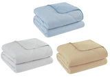 Pem America Cooling Blanket - Reversible Nylon Spandex 92" x 98" Soft Quilt
