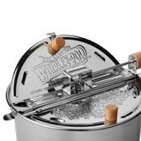 Whirley Pop 6-Quart Stainless Steel Popper with 3 Popping Kits - Popcorn Maker