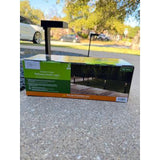Mainstays Solar Modern Edge LED Pathway Lights, 6-Pack, 15 lm Warm White 15.75"H