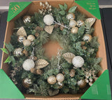 Pre-Lit Wreath with 50 Battery Operated LED Lights 76.2 cm (30 in.) - 1739984