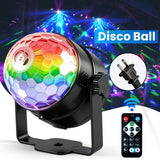 Christmas Snowflake Projector LED Moving Snowfall Laser Light Party Strobe Lamp