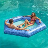 Tommy Bahama 8' Inflatable Water Hammock Set - 12" Inflatable Tubes Party Island